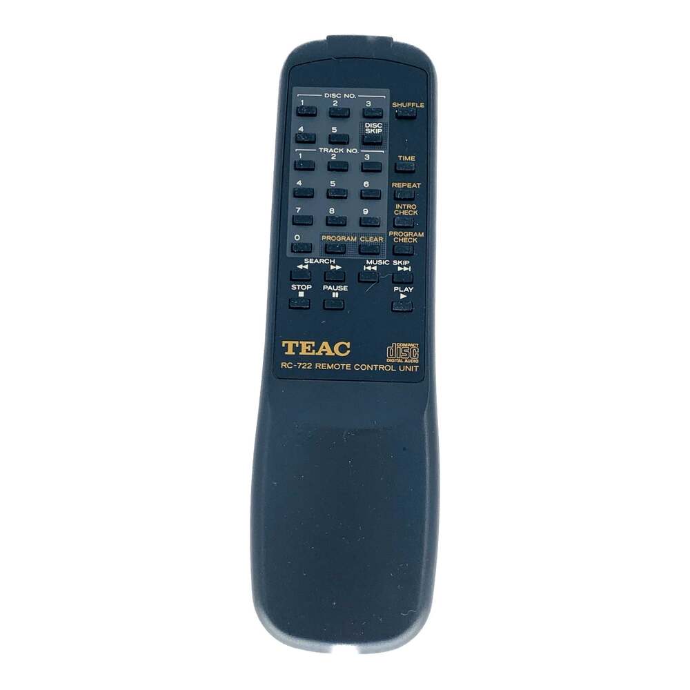 Teac Remote Control Rc 722 Original CD Player Changer OEM Replacement Untested